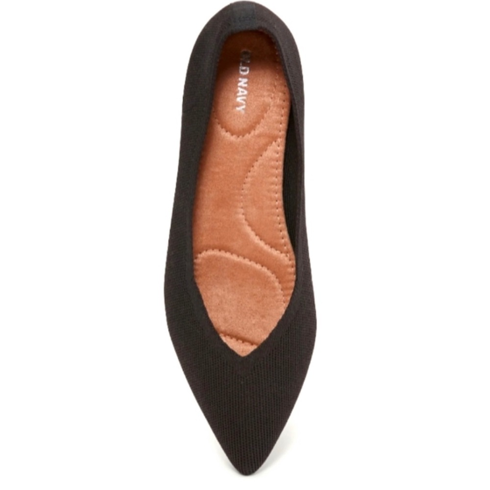 Old Navy Textured Knit Flats in Blackjack